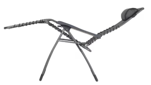 FIAM® Relaxliege MOVIDA 129TX / Schwarz